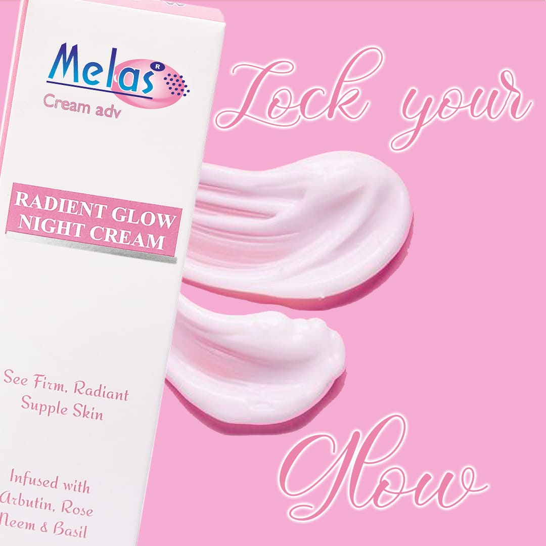 Melas cream advance pro For Bright skin | Dark Circles, Marks, wrinkles & Dark spots | Goodness of Rose, Neem, AloeVera and Tulsi