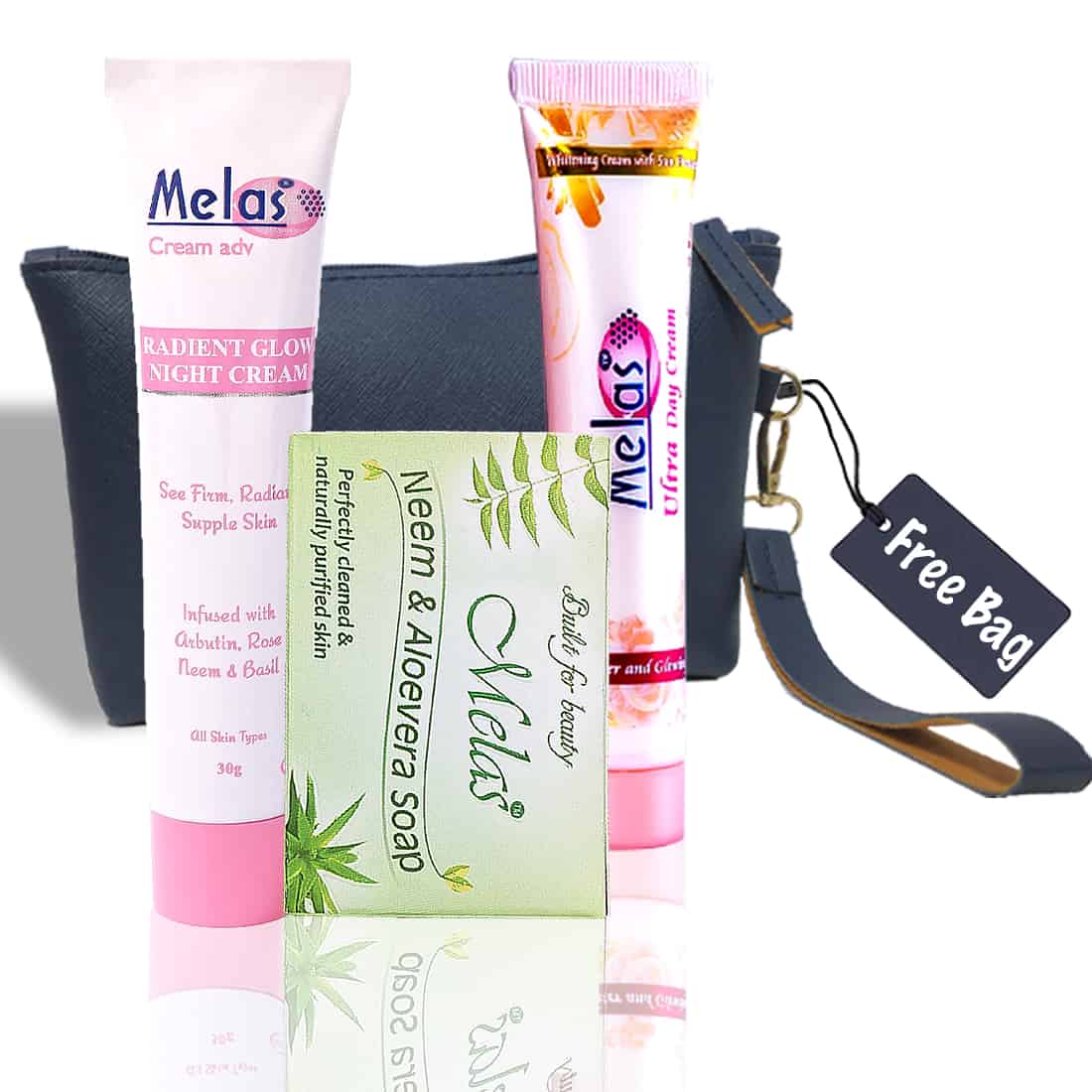 Melas Beauty Secret Kit (Combination Skin) | with benefits of neem and aloe vera|