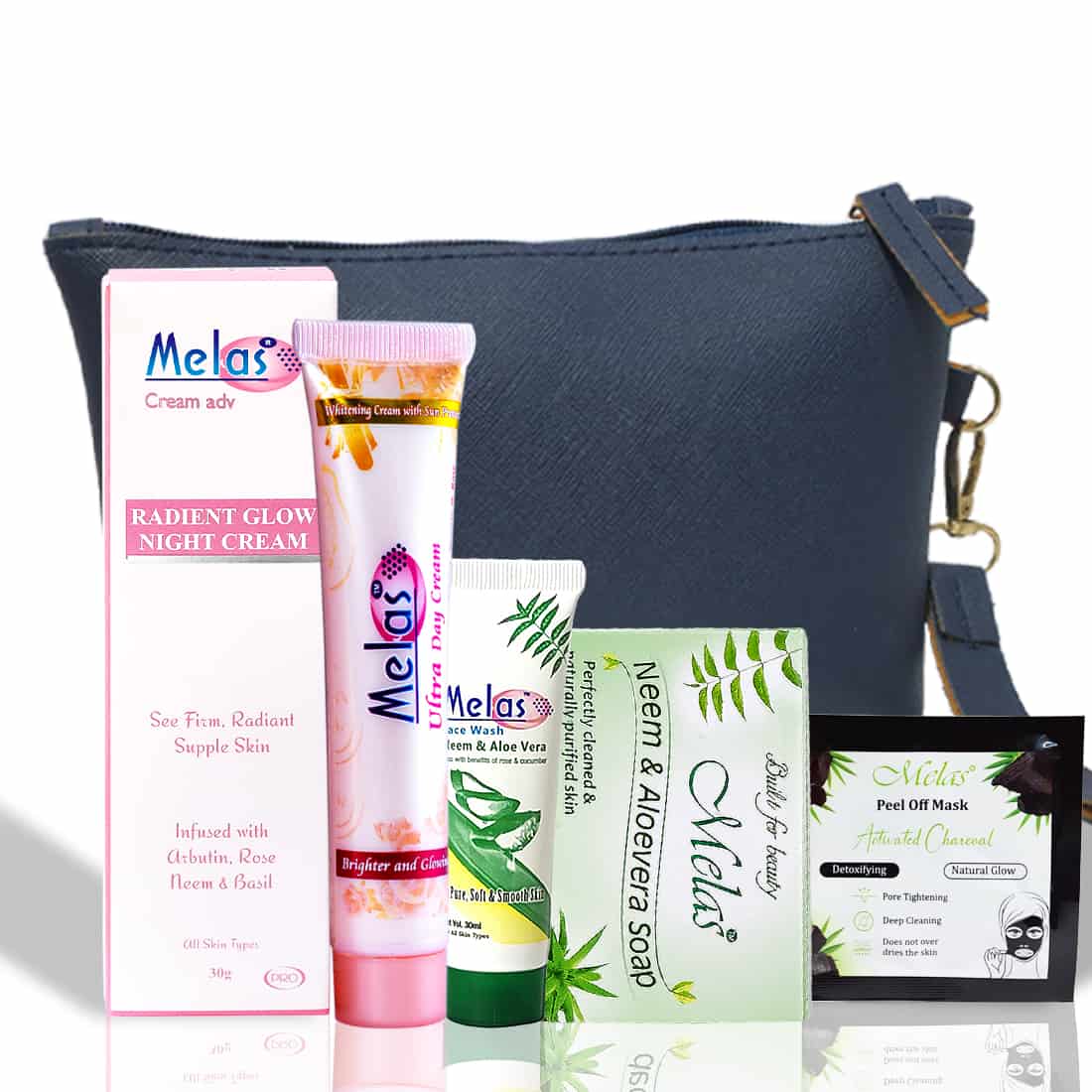 Melas Skincare Essential Kit | for Combination skin| for soft, glowing & radiant skin